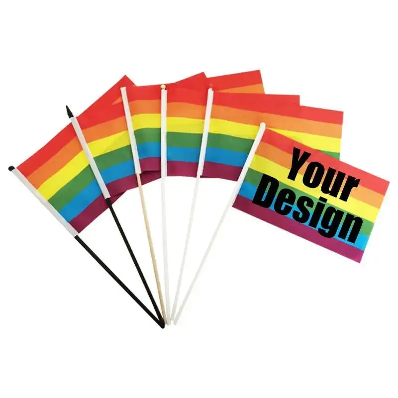 New Design Customized Logo Full-color Flag Waving Flags Banners Display Accessories